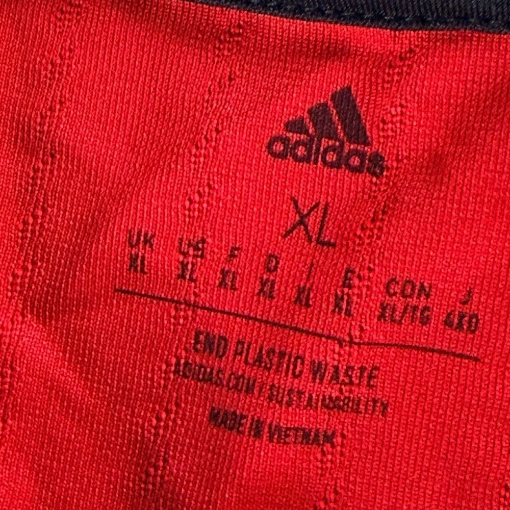 Adidas Manchester United 2022-23 Home Jersey Red Mens XL H13881 TeamViewer NEW